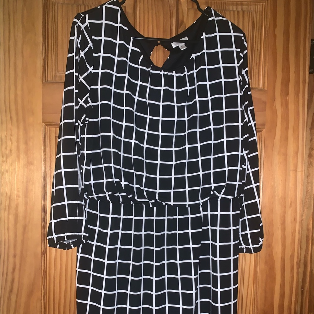 Black & white dress
